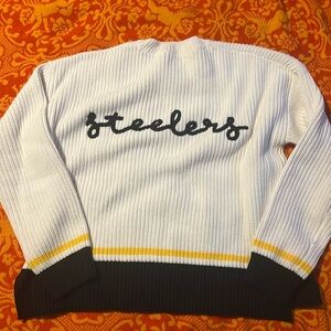 steelers knit sweater